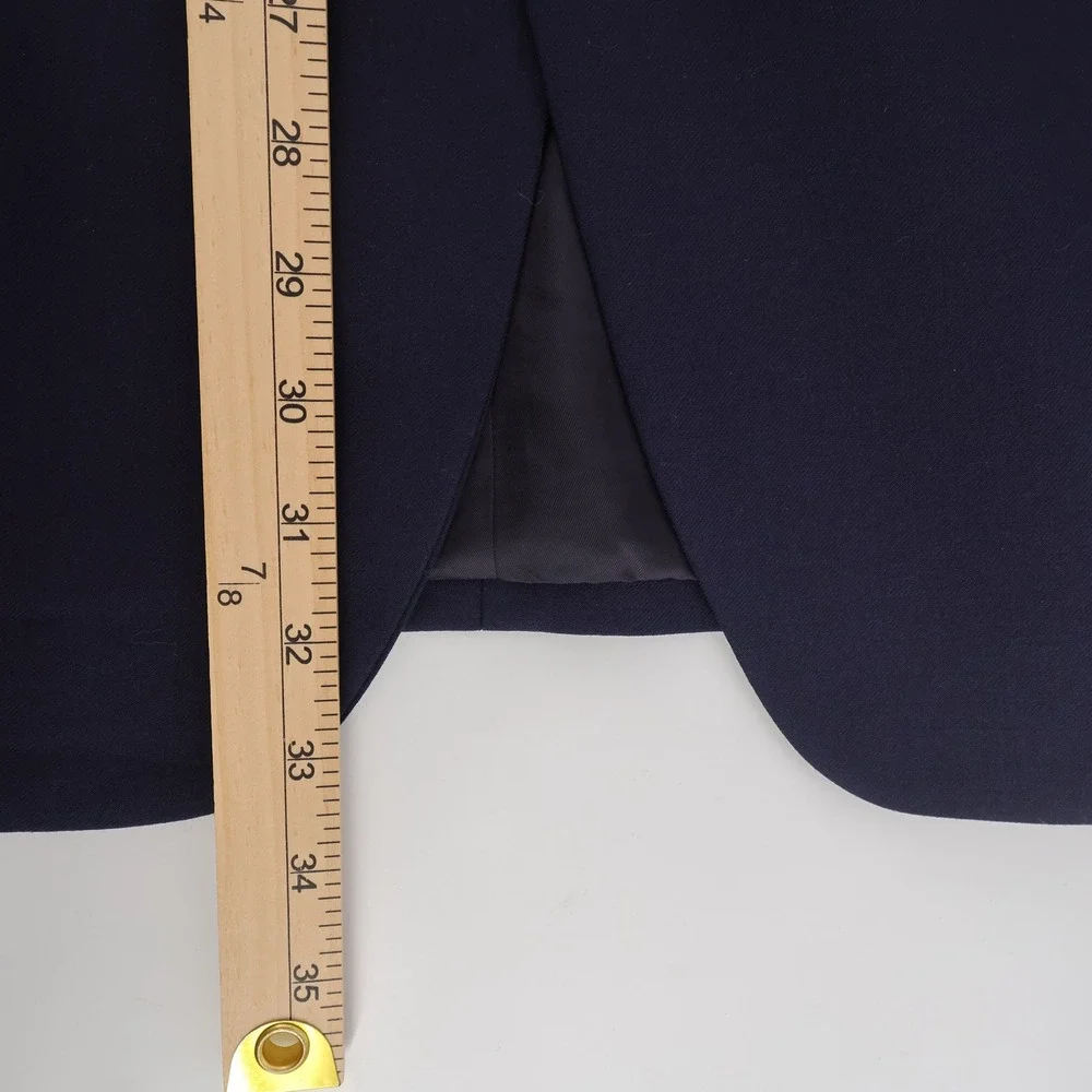 Jos. A. Bank Signature Tailored Blazer Navy Blue Mens 48 Regular